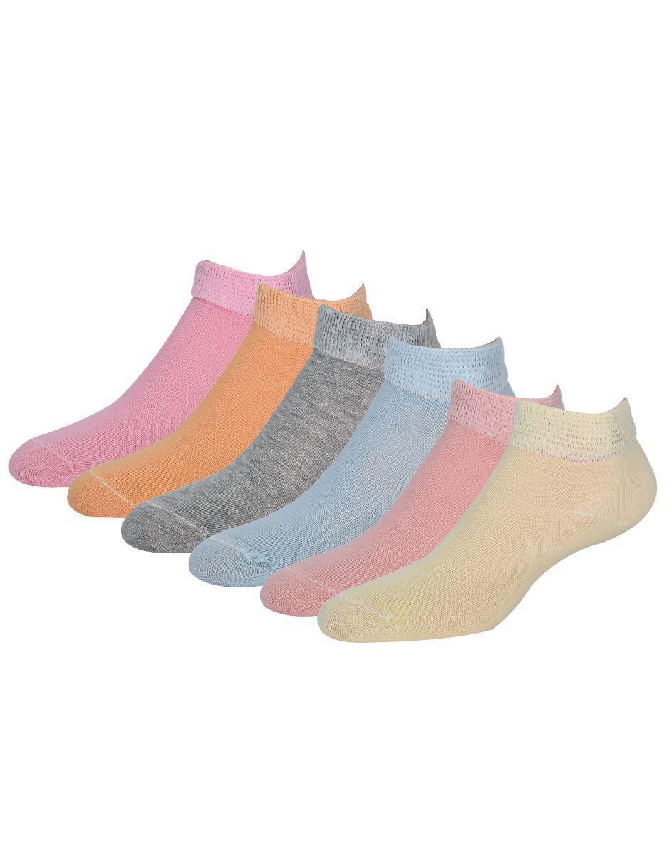 Calcetín diabético de algodón para mujer 6 pares