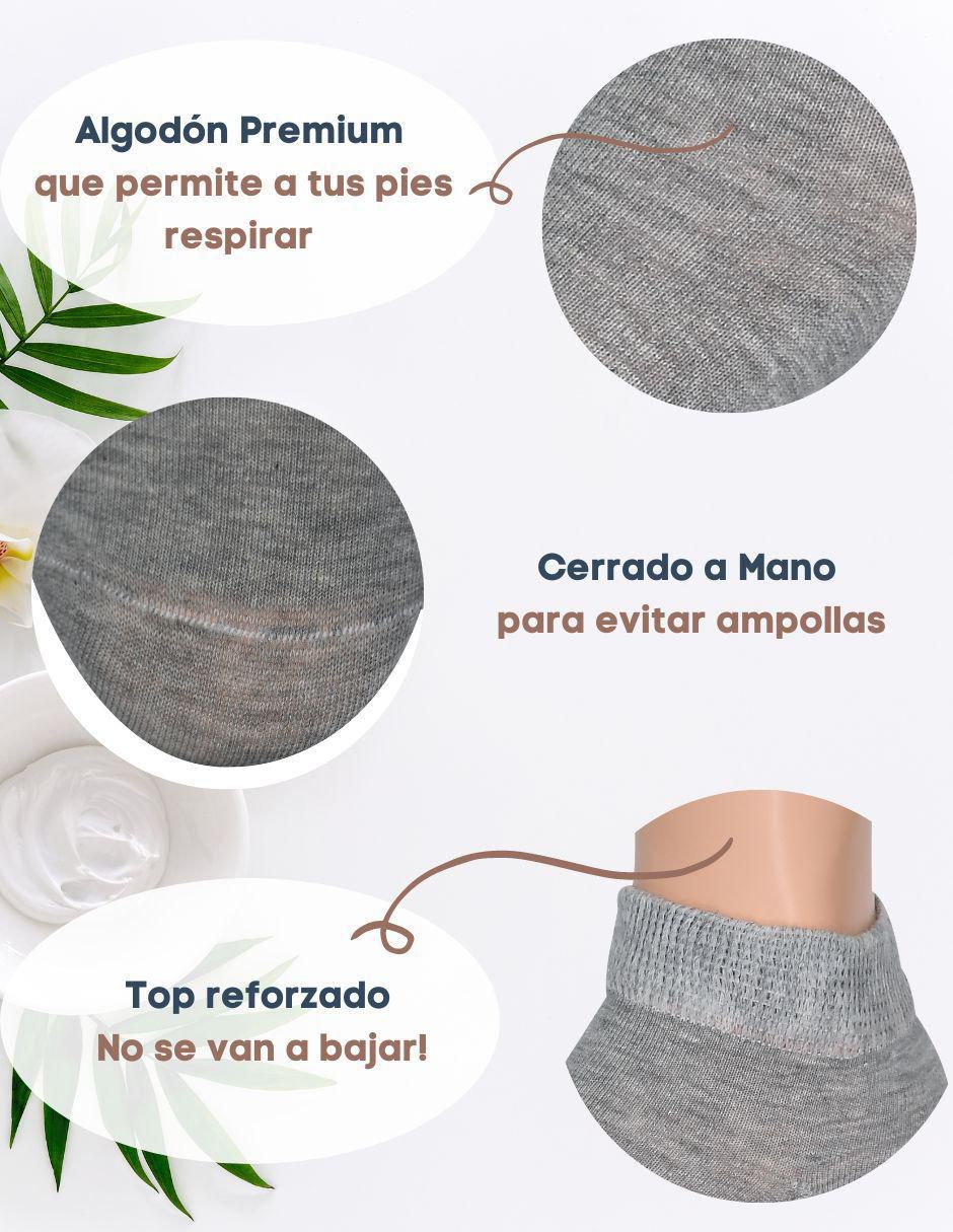 Calcetín diabético de algodón para mujer 6 pares