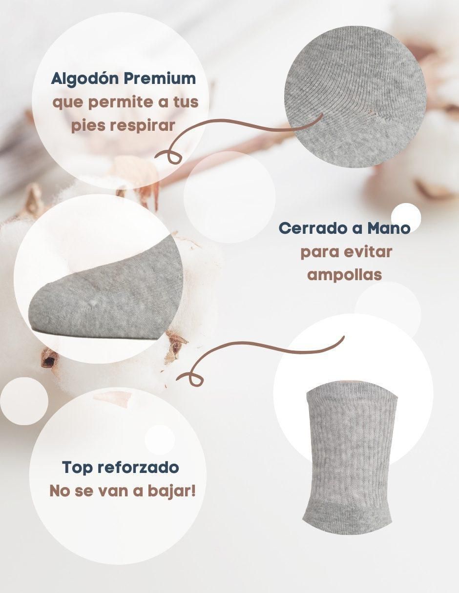 Calcetín de algodón para mujer 6 pares 3