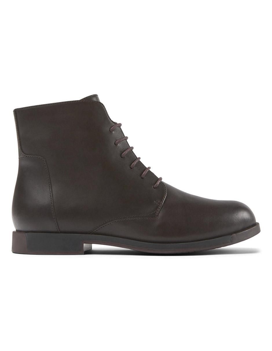 Bota arriba del tobillo de piel para mujer