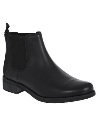 Bota al tobillo de piel para mujer Bota al tobillo de piel para mujer