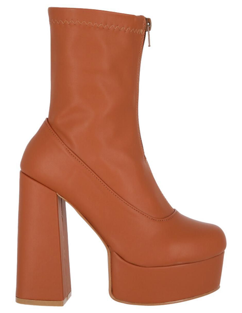 Bota arriba del tobillo Platonia de piel para mujer