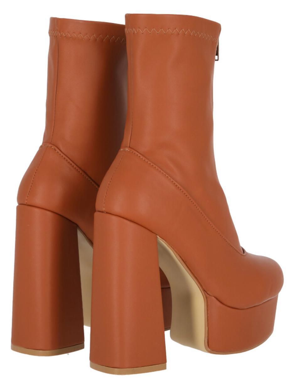 Bota arriba del tobillo Platonia de piel para mujer