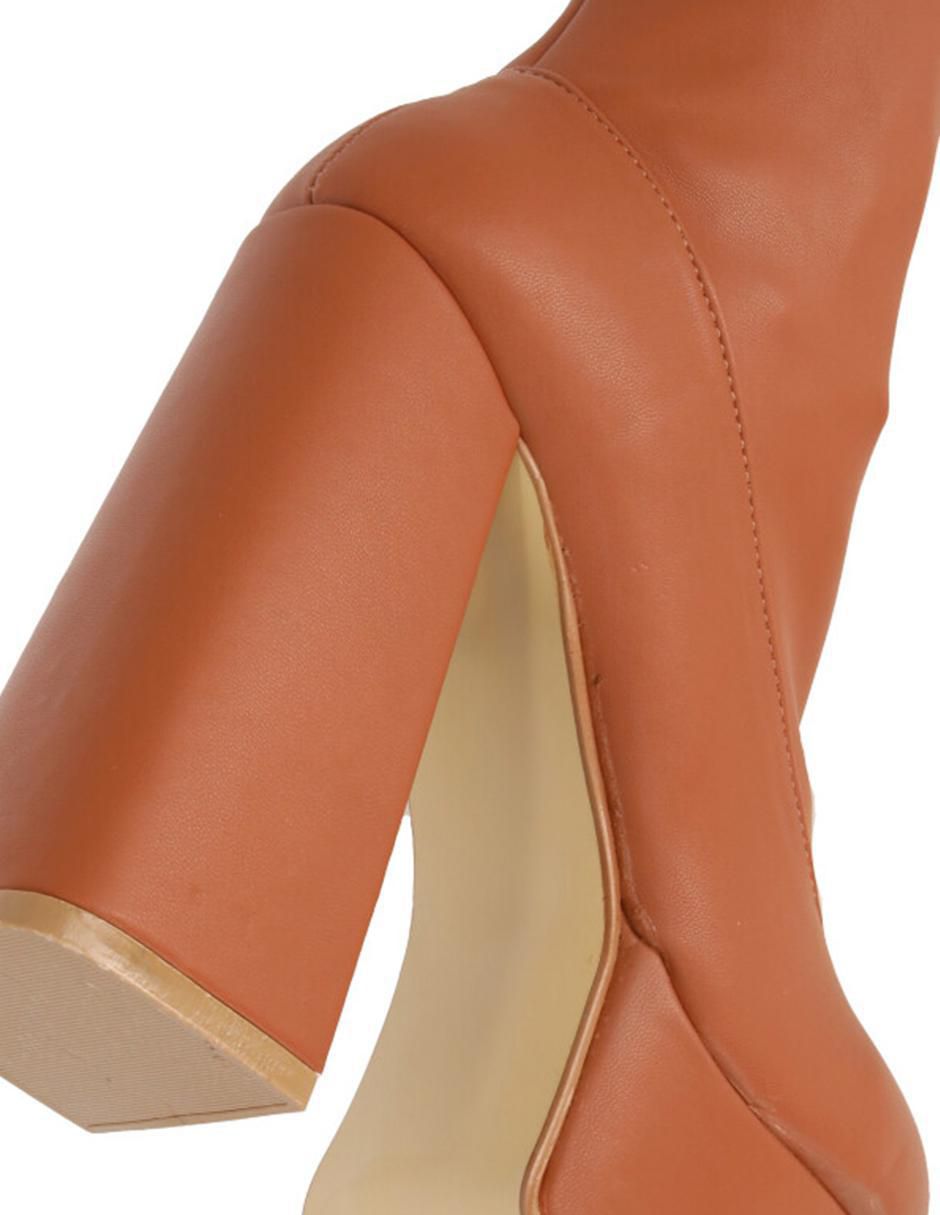 Bota arriba del tobillo Platonia de piel para mujer