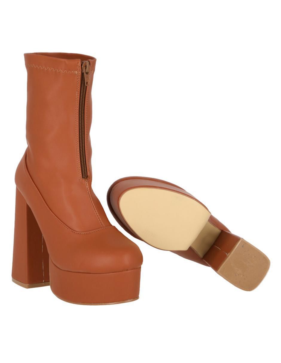 Bota arriba del tobillo Platonia de piel para mujer