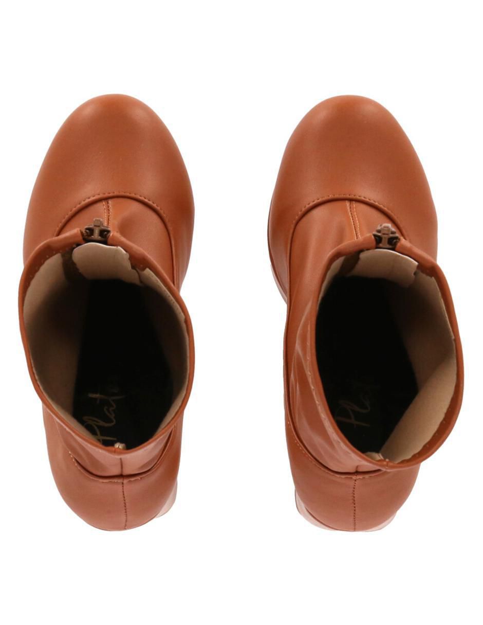 Bota arriba del tobillo Platonia de piel para mujer