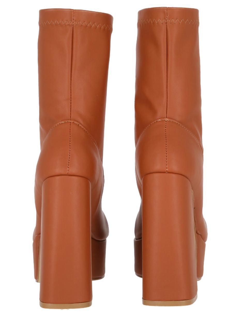 Bota arriba del tobillo Platonia de piel para mujer