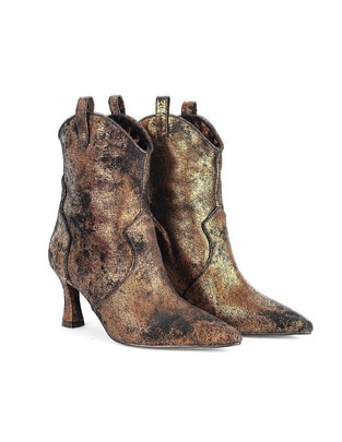 Bota arriba del tobillo Wicca de piel para mujer Bota arriba del tobillo Wicca de piel para mujer