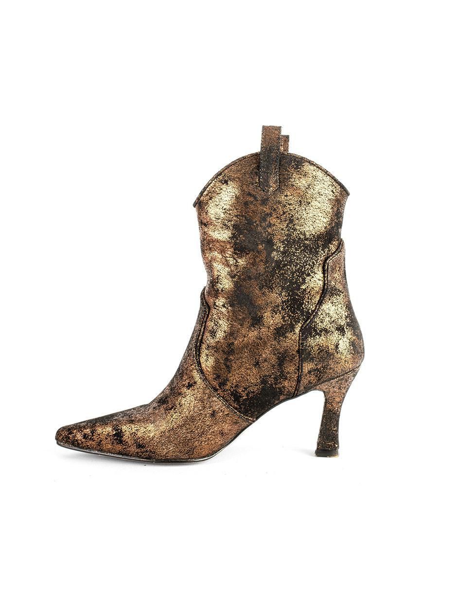 Bota arriba del tobillo Lalic Derien Wicca de piel para mujer