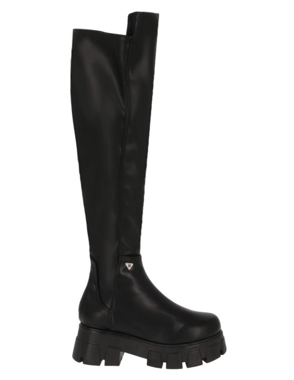 Bota media pierna de piel para mujer 2