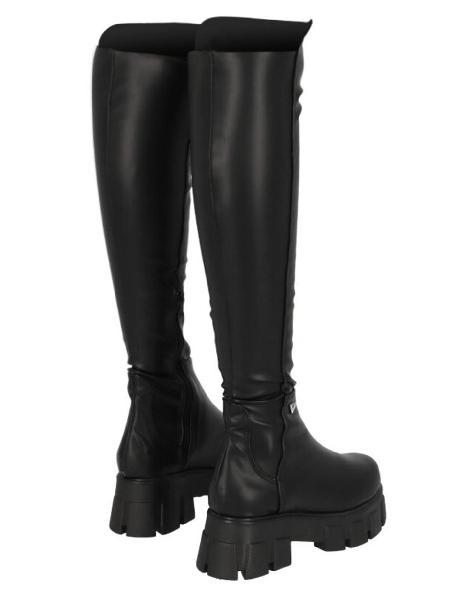 Bota media pierna de piel para mujer 3
