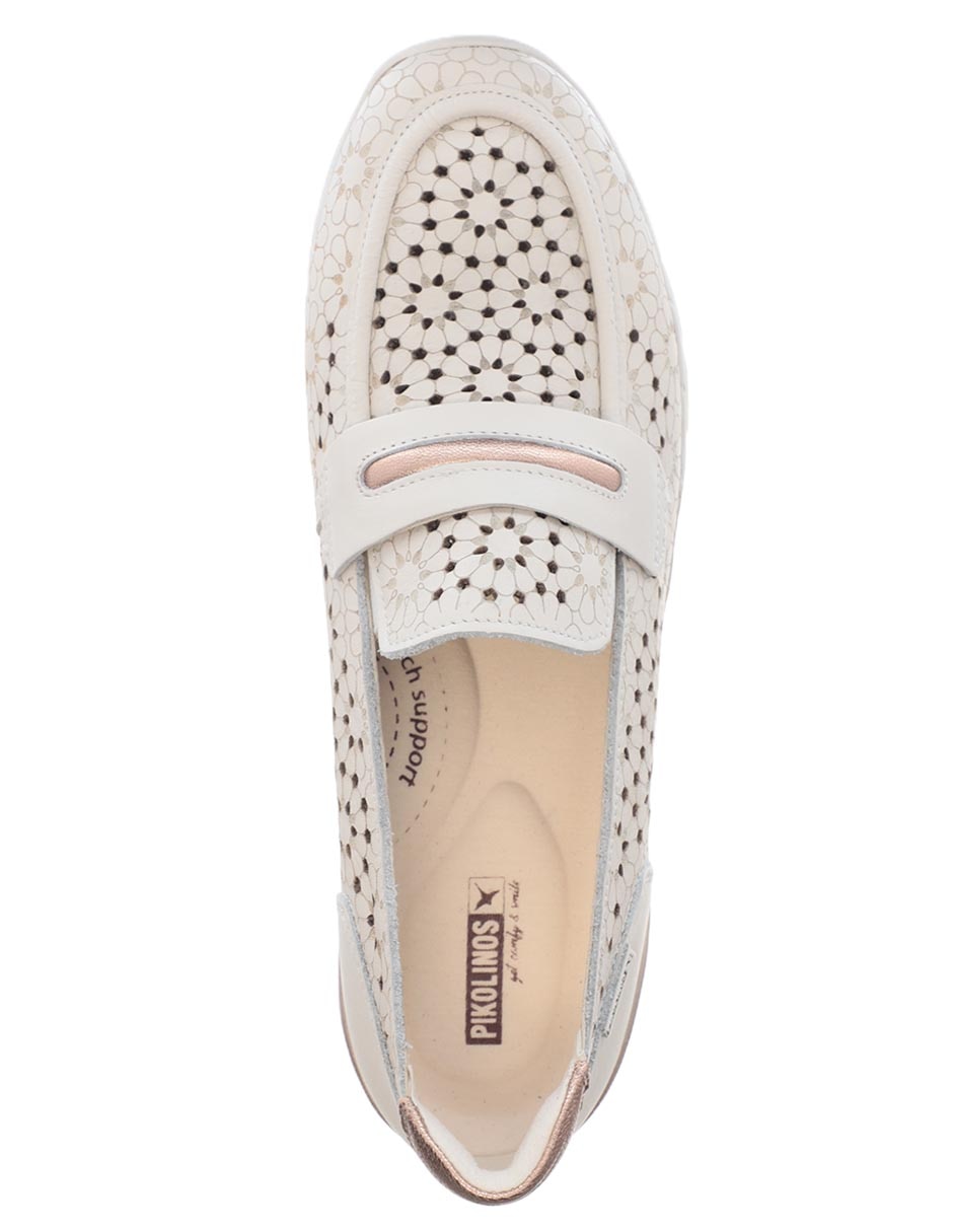 Mocasín Cantabria de piel para mujer 2