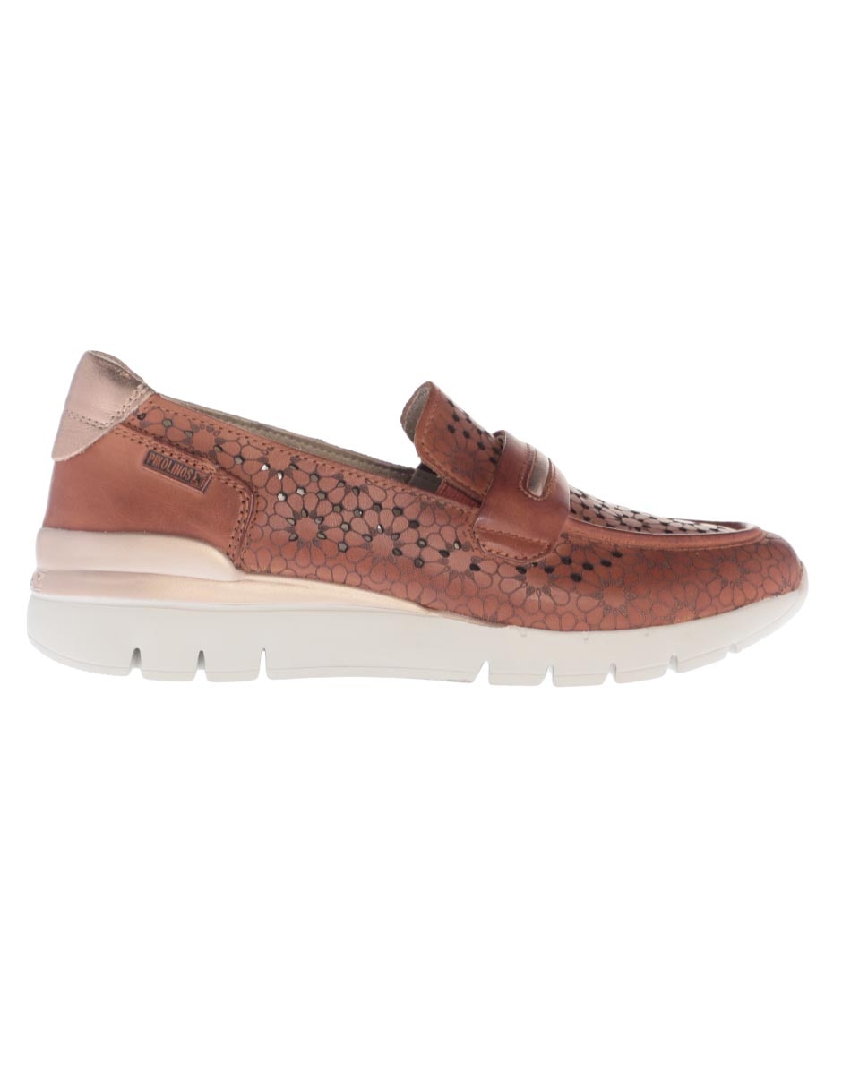 Mocasín Cantabria de piel para mujer 2