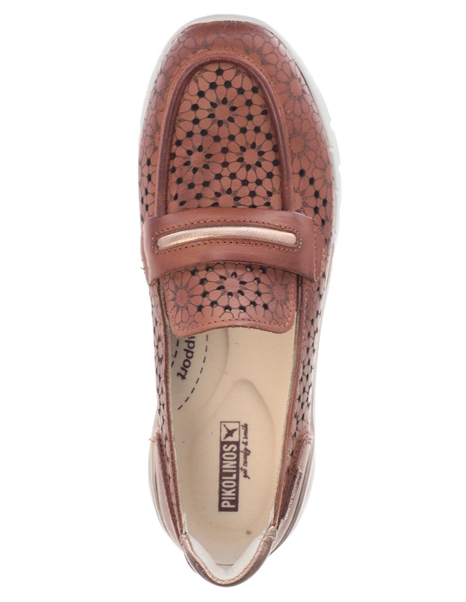 Mocasín Cantabria de piel para mujer 5
