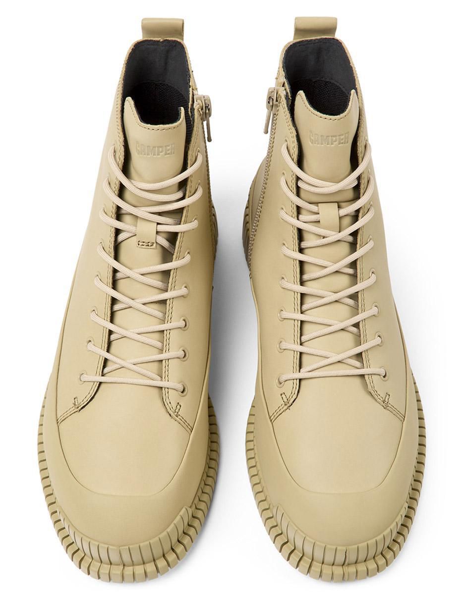 Bota arriba del tobillo de piel para mujer 4