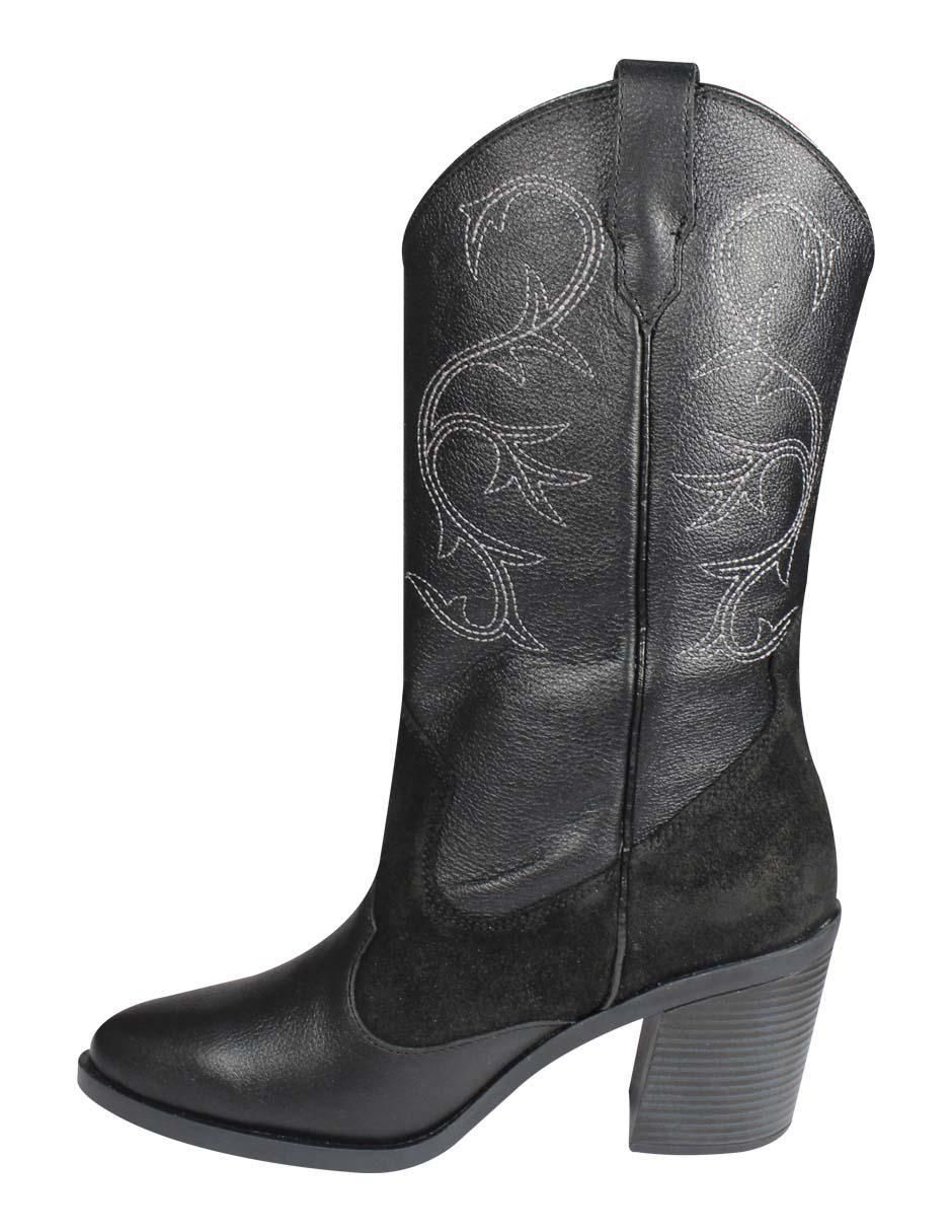 Bota arriba del tobillo Leon de piel para mujer