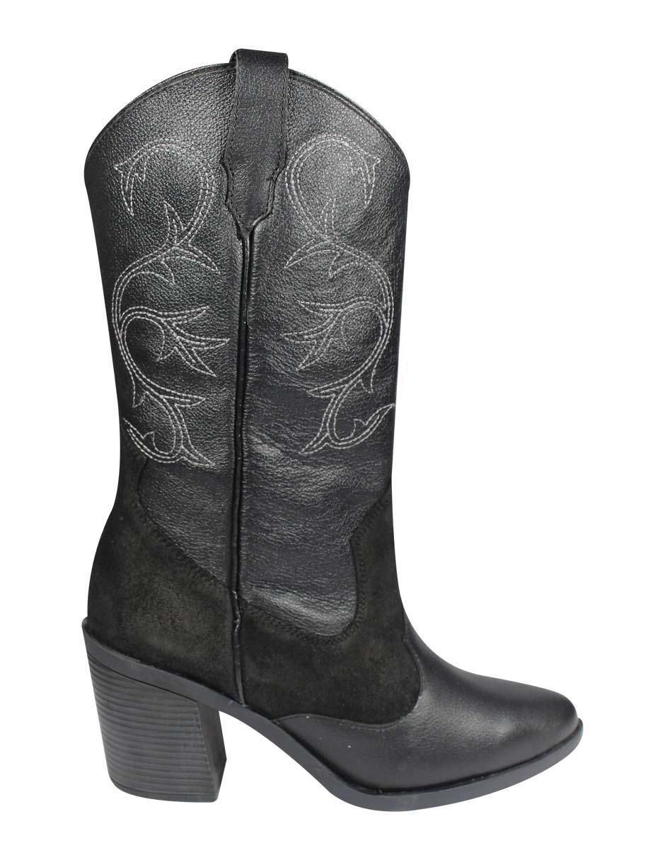Bota arriba del tobillo Leon de piel para mujer