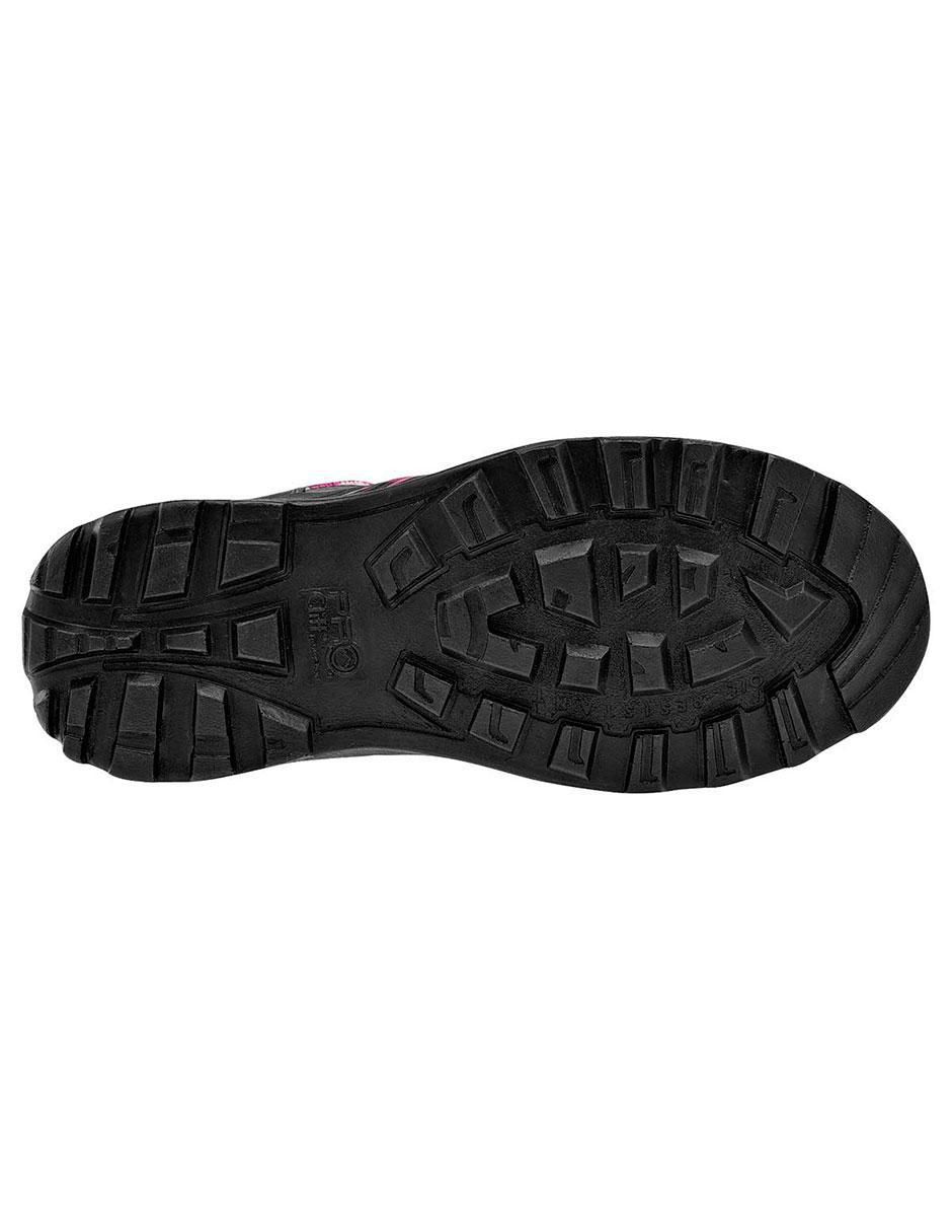 Bota al tobillo de piel para mujer