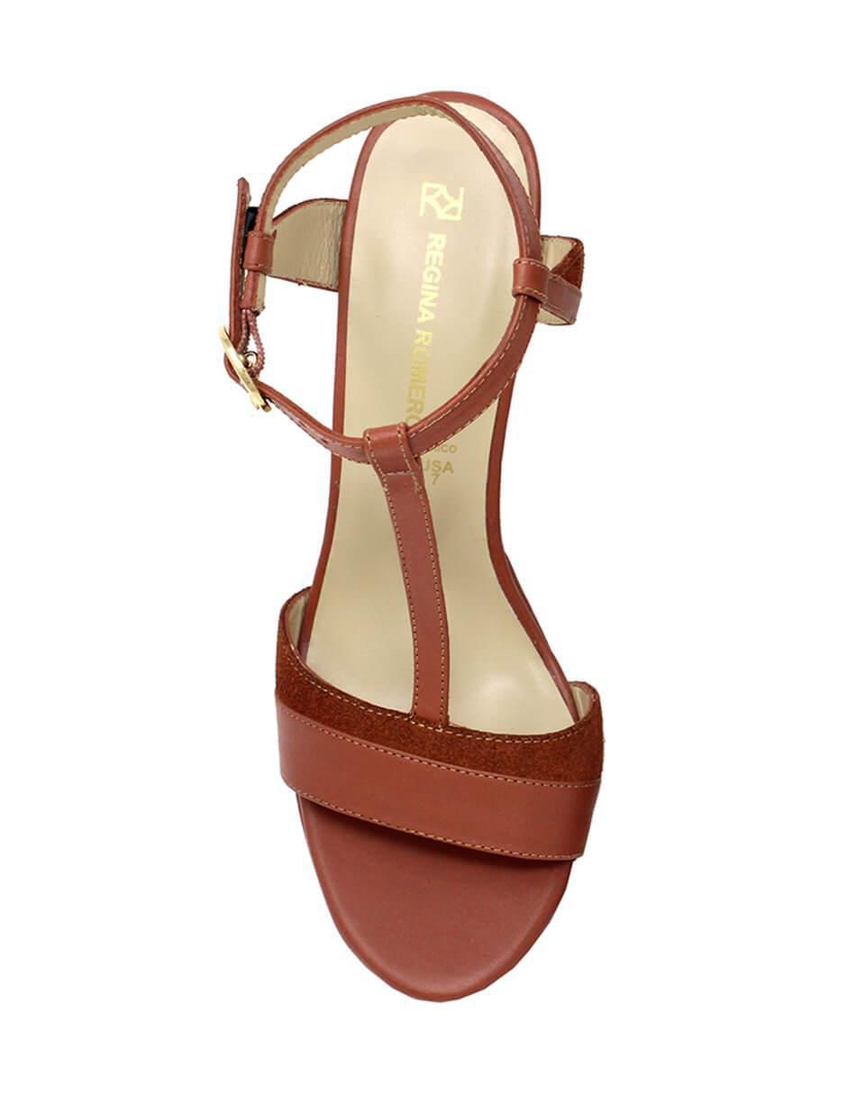 Zapato de plataforma Regina Romero punta redonda