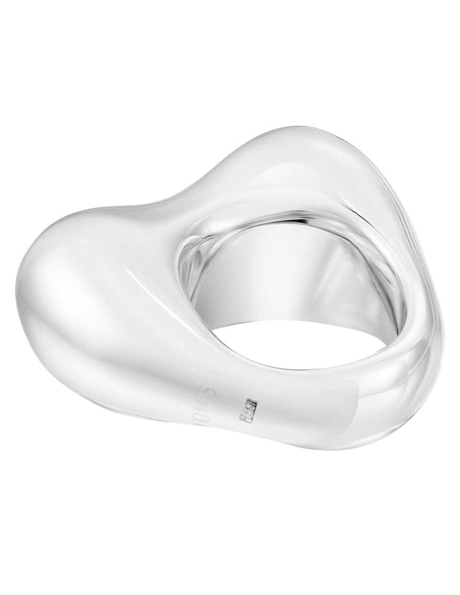 Anillo Tabit de plata brillante 3