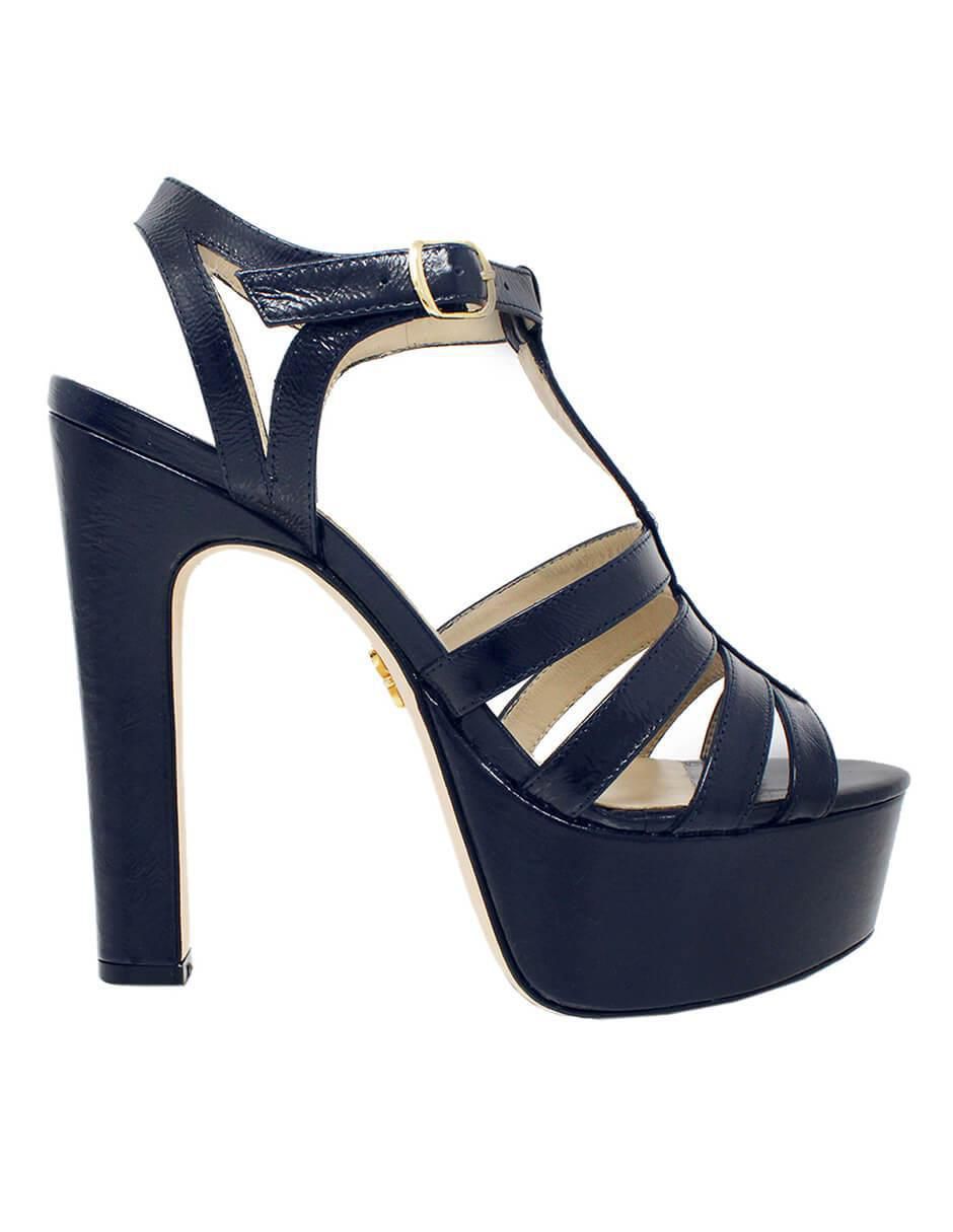 Zapato de plataforma Regina Romero punta redonda
