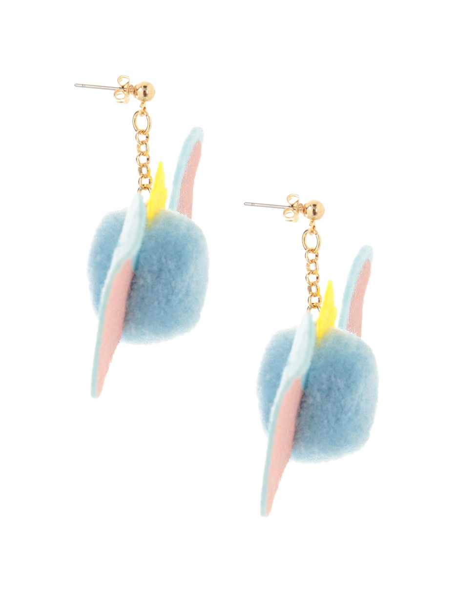 Aretes de elefante Dumbo con acabado mate
