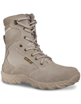 Bota arriba del tobillo Táctico de piel para mujer Bota arriba del tobillo Táctico de piel para mujer