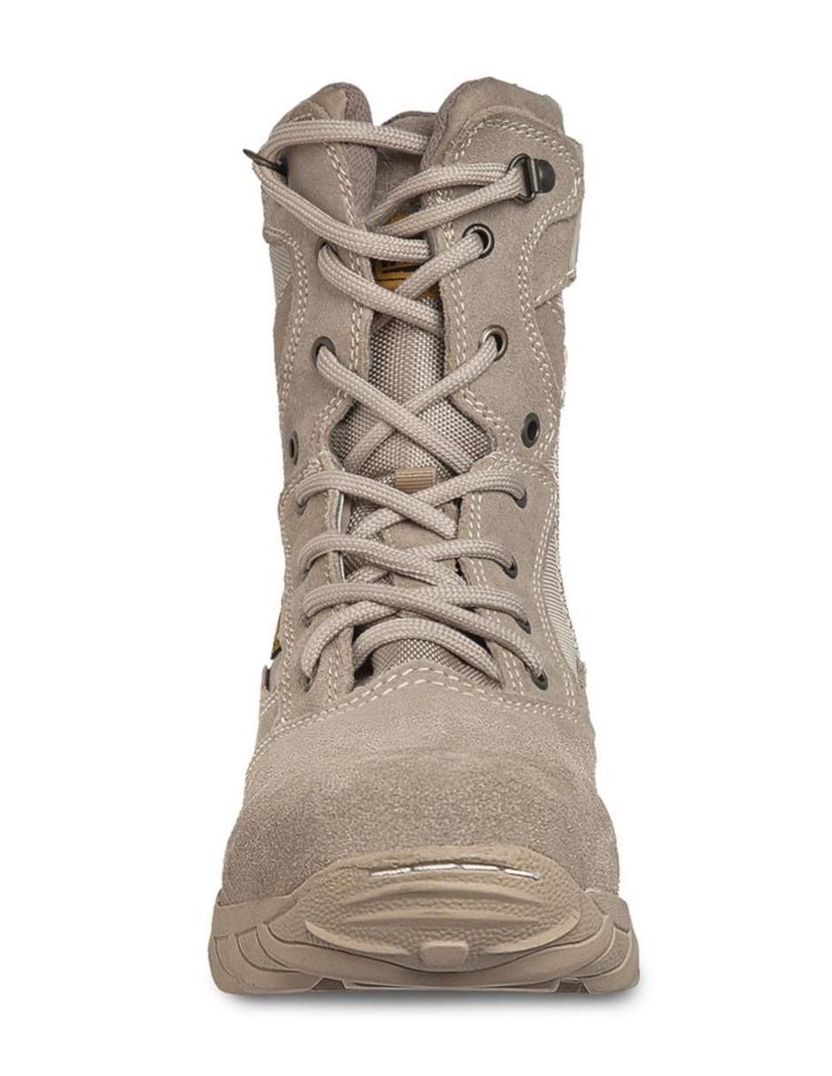 Bota arriba del tobillo Workland Táctico de piel para mujer