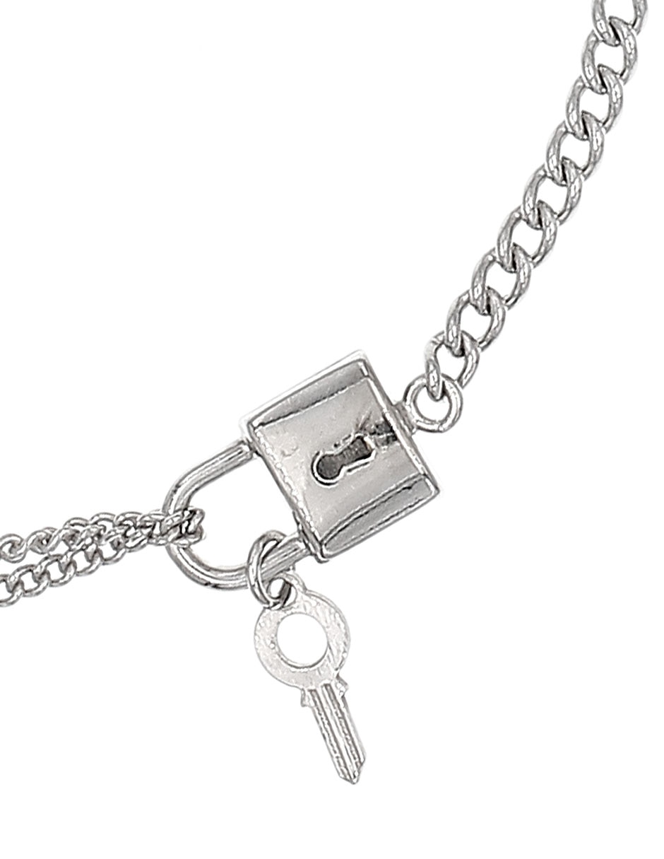 Pulsera de plata p 925 con acabado pulido