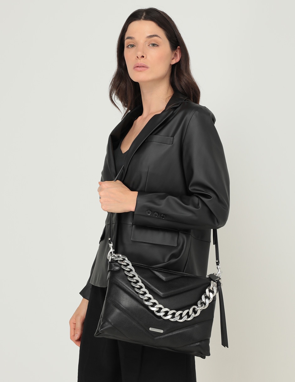 Bolsa shoulder de piel para mujer 6