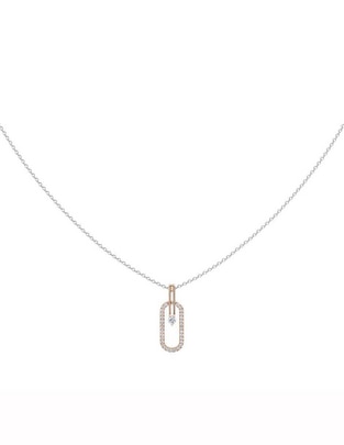 Collar de ovalado de oro 14 K 1