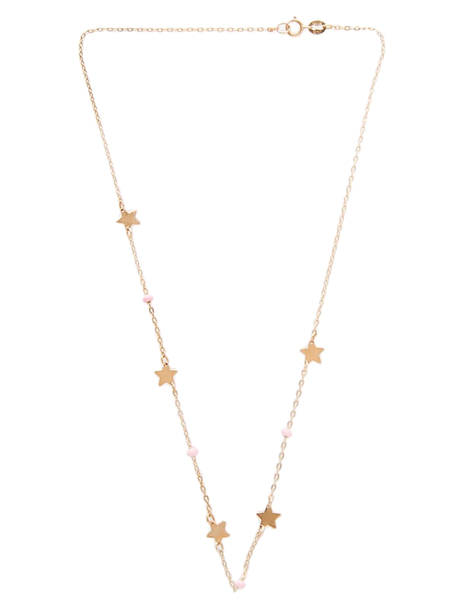 Collar de estrella de oro 14 K
