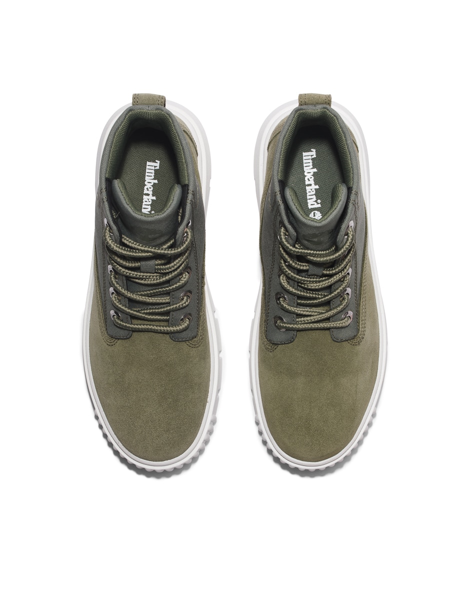 Bota arriba del tobillo Timberland Greyfield de cuero para mujer