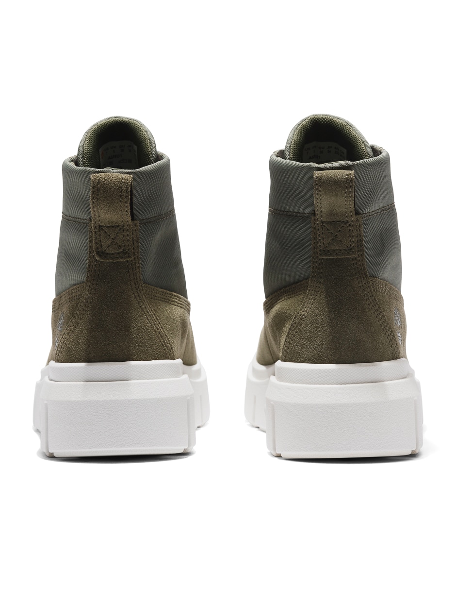 Bota arriba del tobillo Timberland Greyfield de cuero para mujer