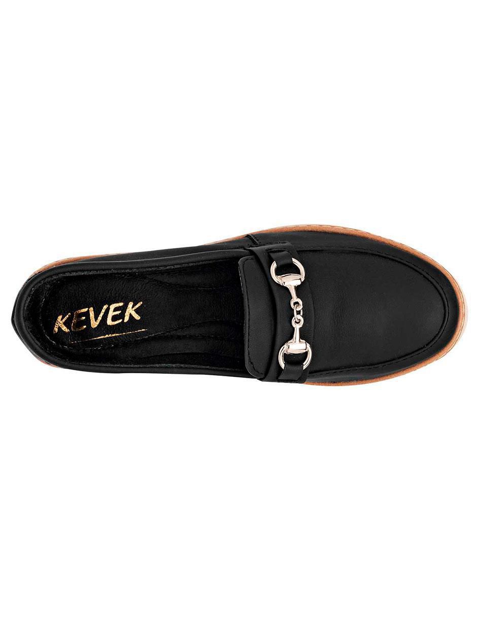 Mocasín de piel para mujer