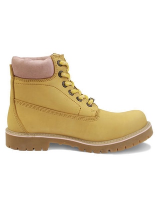Bota arriba del tobillo de piel para mujer Bota arriba del tobillo de piel para mujer
