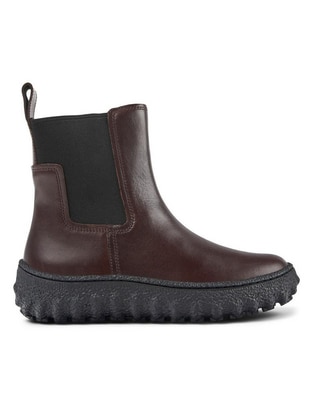 Bota arriba del tobillo GROUND de piel para mujer Bota arriba del tobillo GROUND de piel para mujer