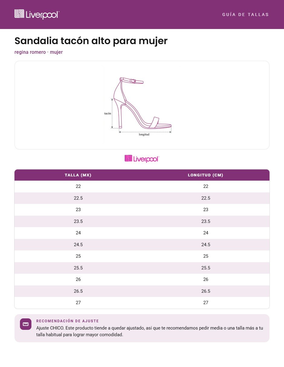 Sandalia para mujer 3