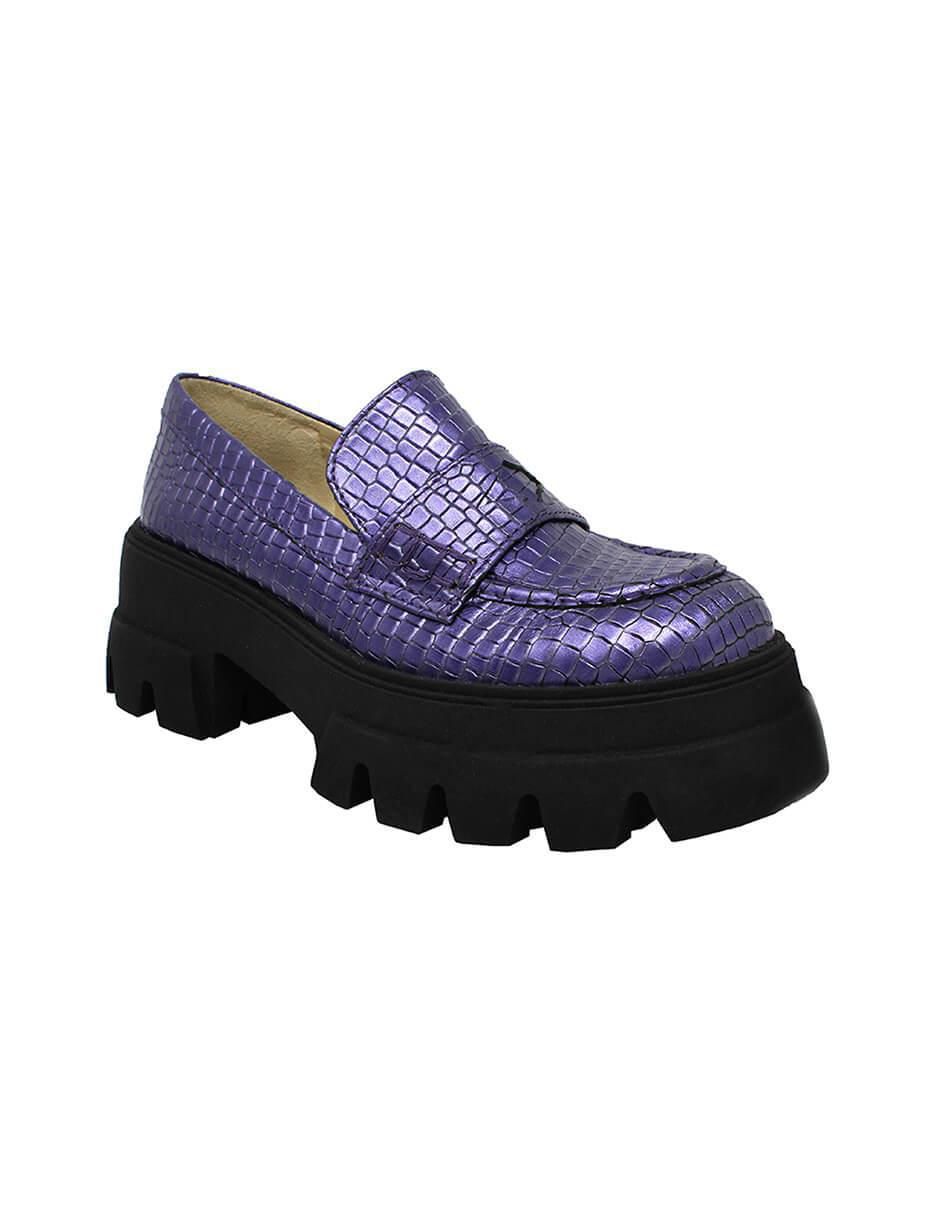 Mocasín de piel para mujer 1