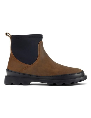 Bota arriba del tobillo de piel para mujer