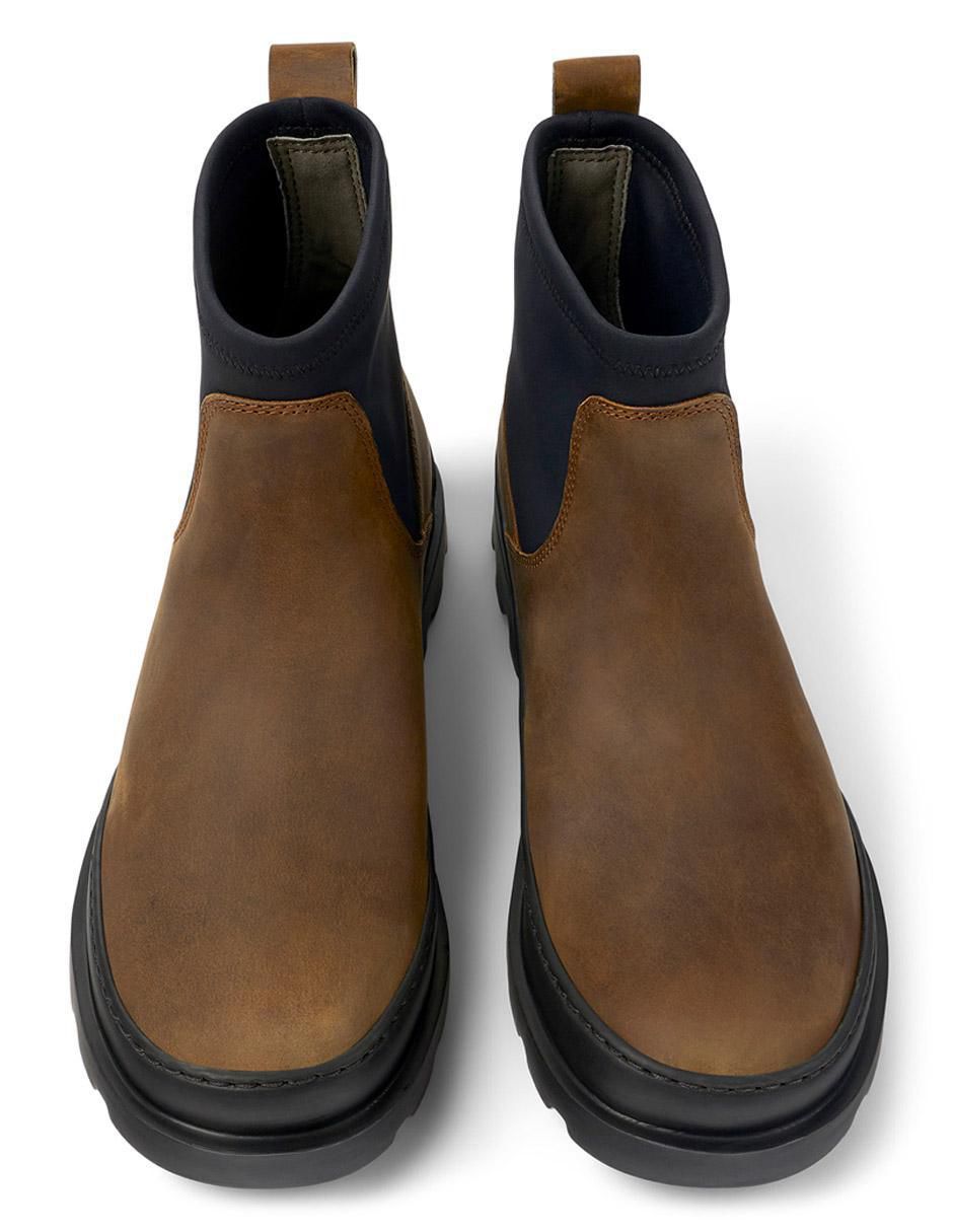 Bota arriba del tobillo de piel para mujer 5