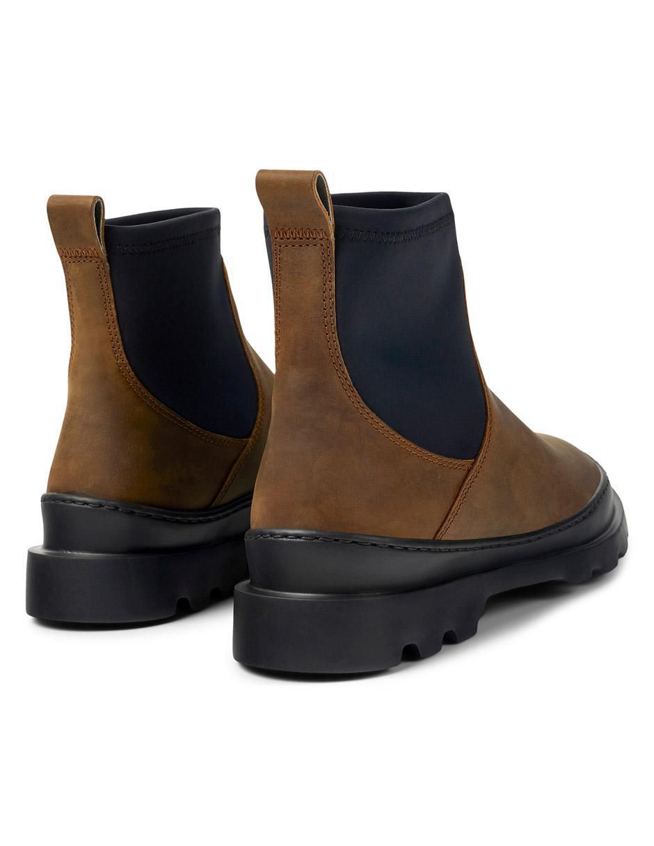 Bota arriba del tobillo de piel para mujer