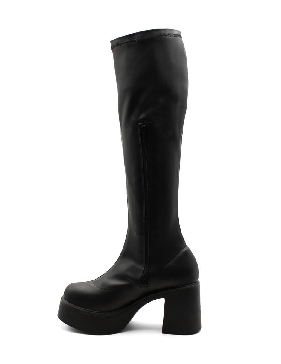 Bota abajo de la rodilla Rbcollection de piel para mujer