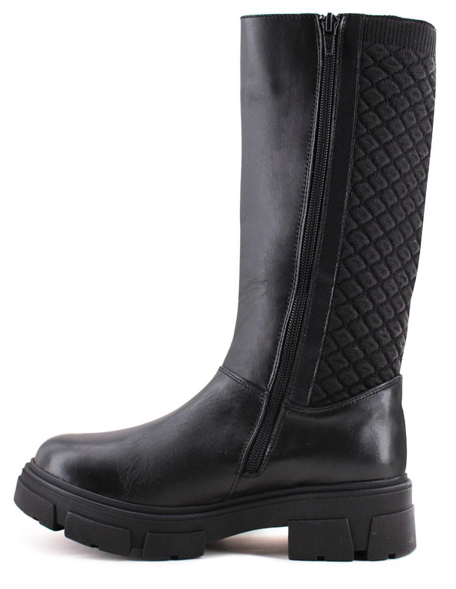 Bota abajo de la rodilla Manet Alhelies de piel para mujer