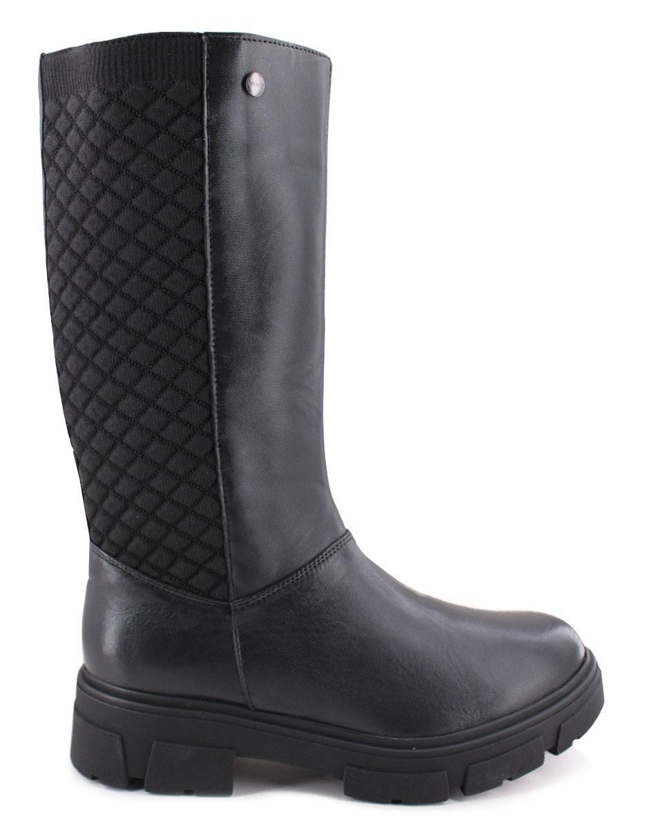 Bota abajo de la rodilla Manet Alhelies de piel para mujer