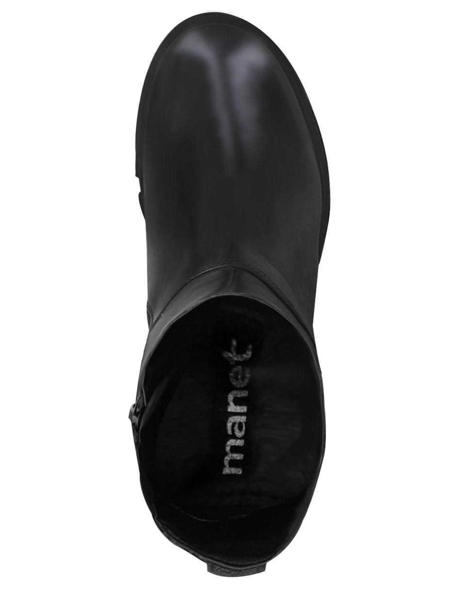 Bota abajo de la rodilla Manet Alhelies de piel para mujer