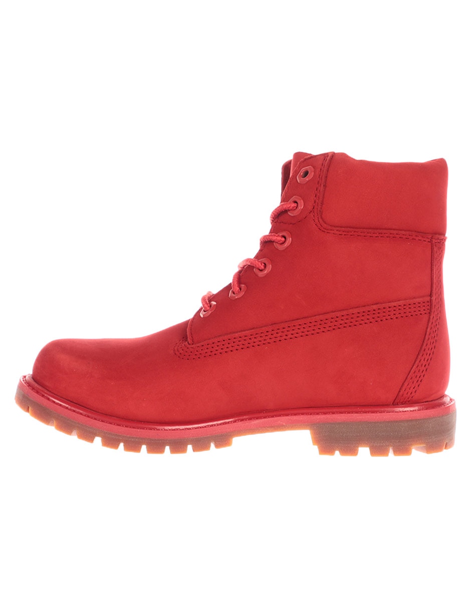 Bota arriba del tobillo de piel para mujer 4