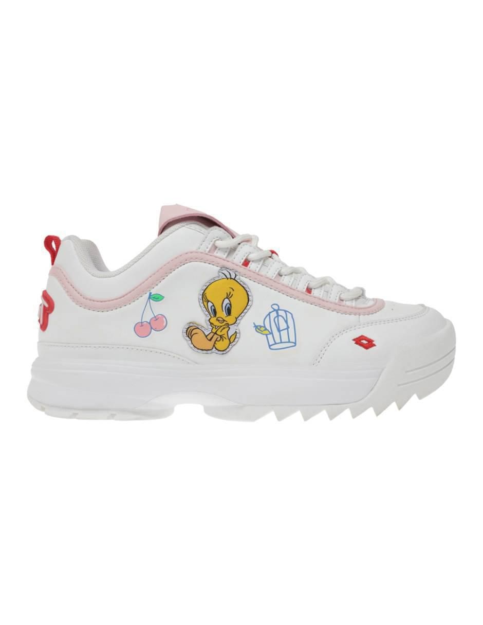 Tenis Wicked Dream Tweetie White para mujer