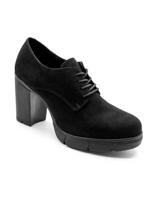 Zapato de plataforma punta redonda