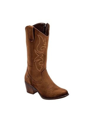 Bota media pierna para mujer
